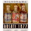 Anisetta, Amaro e Gin Rosati Mignon da 10 cl