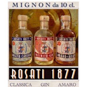 Anisetta, Amaro e Gin Rosati Mignon da 10 cl